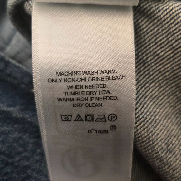 Lauren Ralph Lauren Plus Size One-Button Denim Blazer City Blue Wash Y2K NWT - Picture 13 of 14